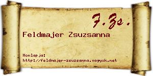 Feldmajer Zsuzsanna névjegykártya